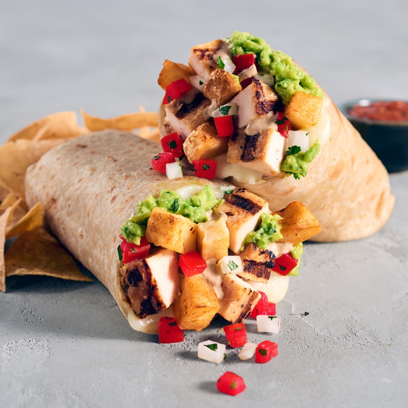 Order California Burrito with Grilled All Natural Chicken food online from Rubio's store, San Diego on bringmethat.com