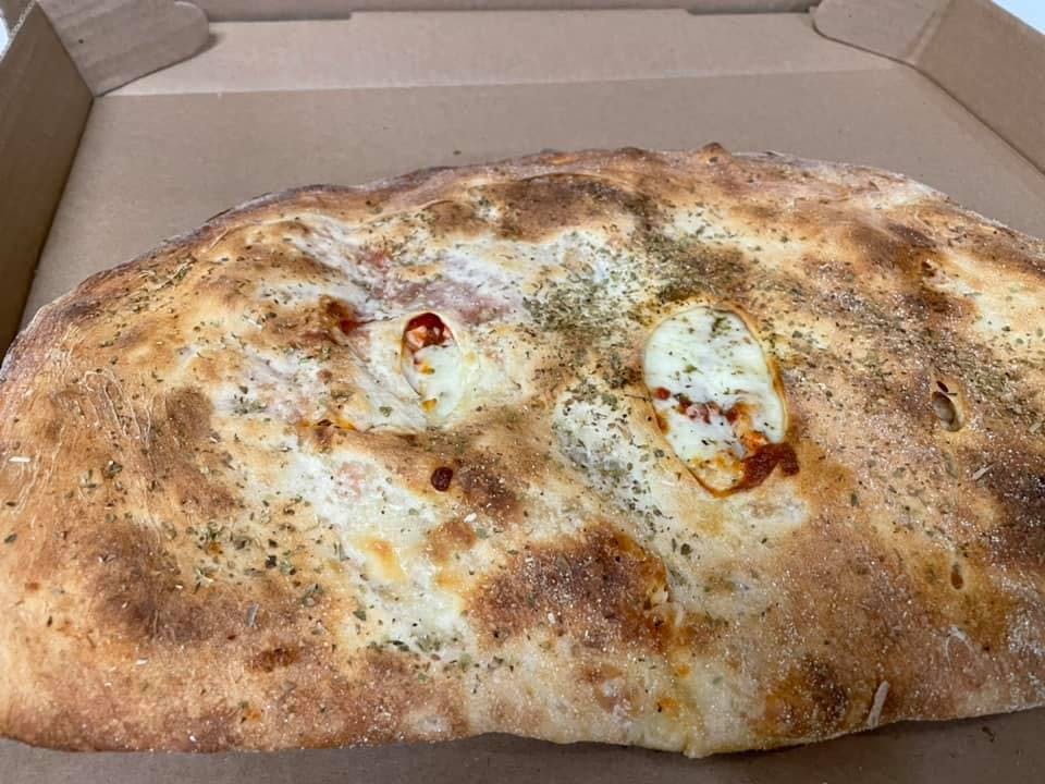 Order Little Italy Calzone - Small 12" food online from Mickey N.Y. Pizza store, Derry on bringmethat.com