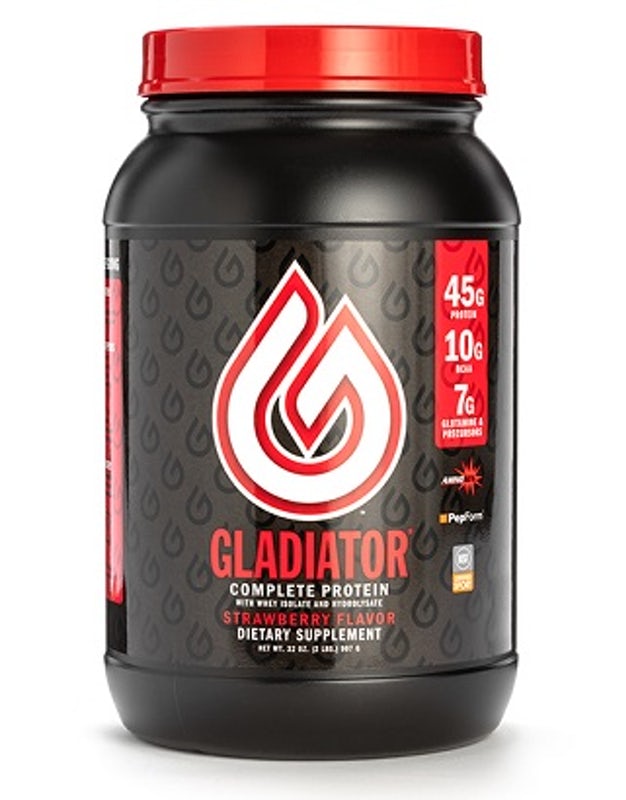 Order Gladiator Tub 2LB, Strawberry food online from Smoothie King store, Georgetown on bringmethat.com