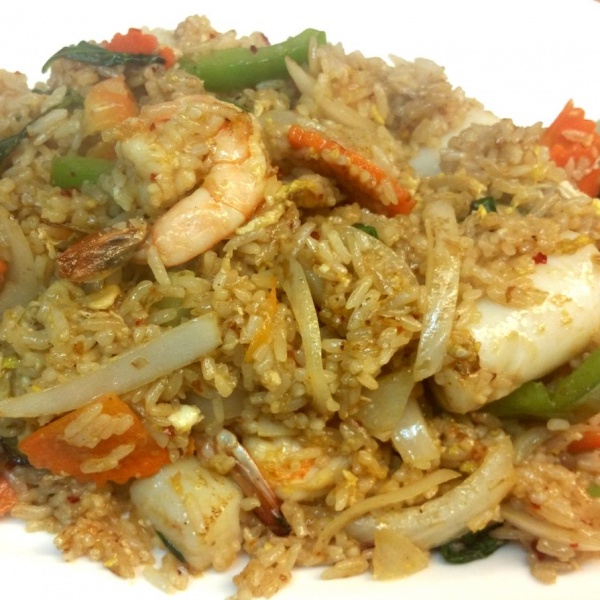 Order 3. South Sea Fried Rice food online from Little Thai Cafe store, Houston on bringmethat.com