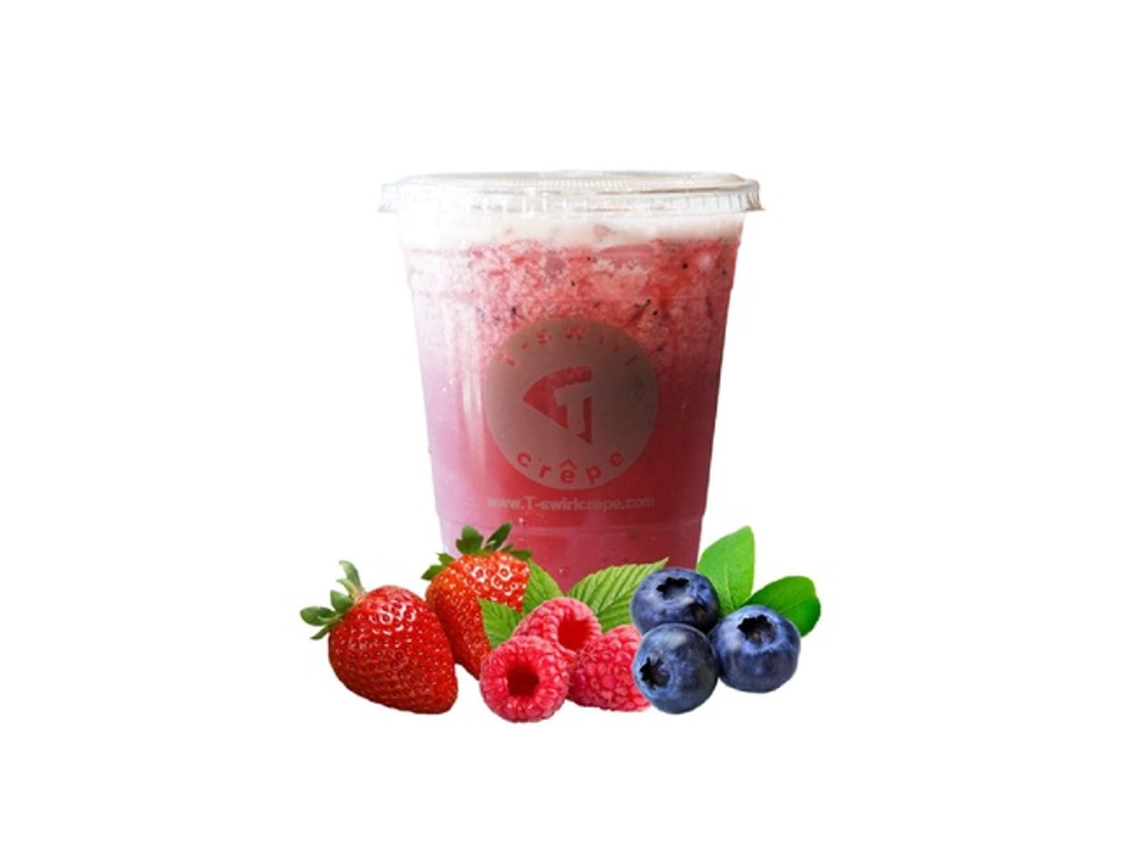 Order Wild Berry Green Tea food online from T-Swirl Crepe store, New York on bringmethat.com