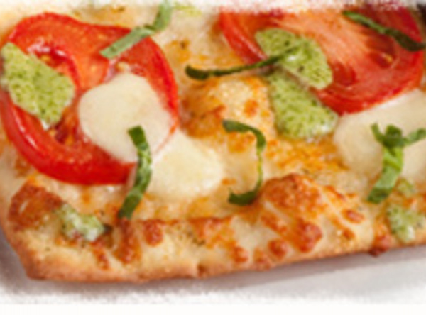 Order Tomato Pesto Flatbread food online from Round Table Pizza store, Pacifica on bringmethat.com