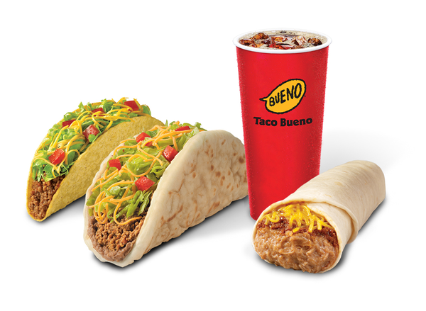 Order Combo 1 food online from Taco Bueno store, Nacogdoches on bringmethat.com