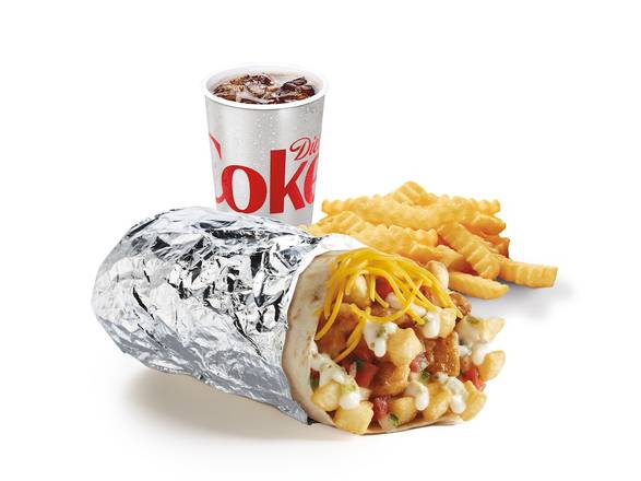 Order Epic Loaded Queso Burrito Meal food online from Del Taco store, Moreno Valley on bringmethat.com
