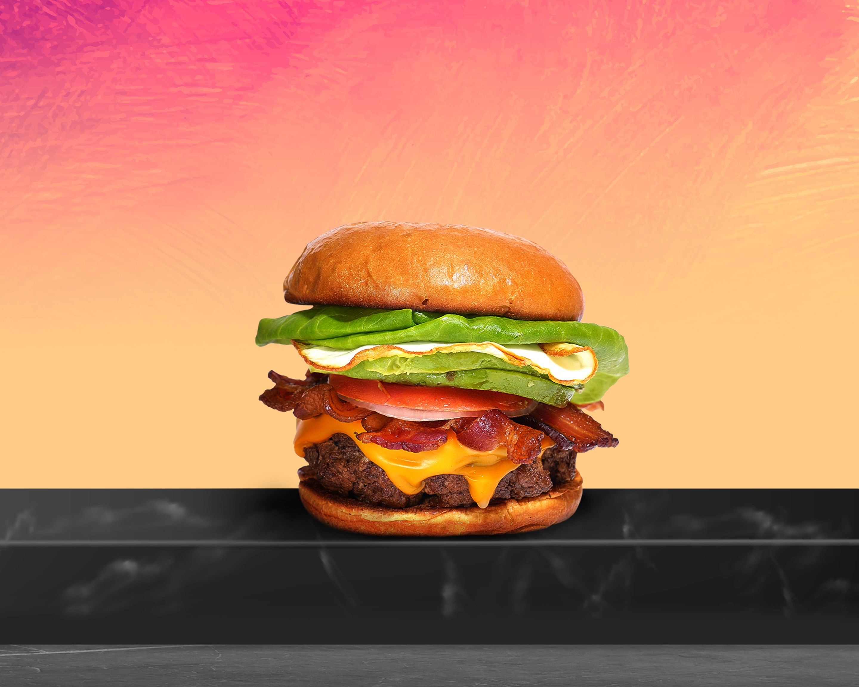 Order The Morning After Burger food online from Grill Me Burgers store, Long Beach on bringmethat.com