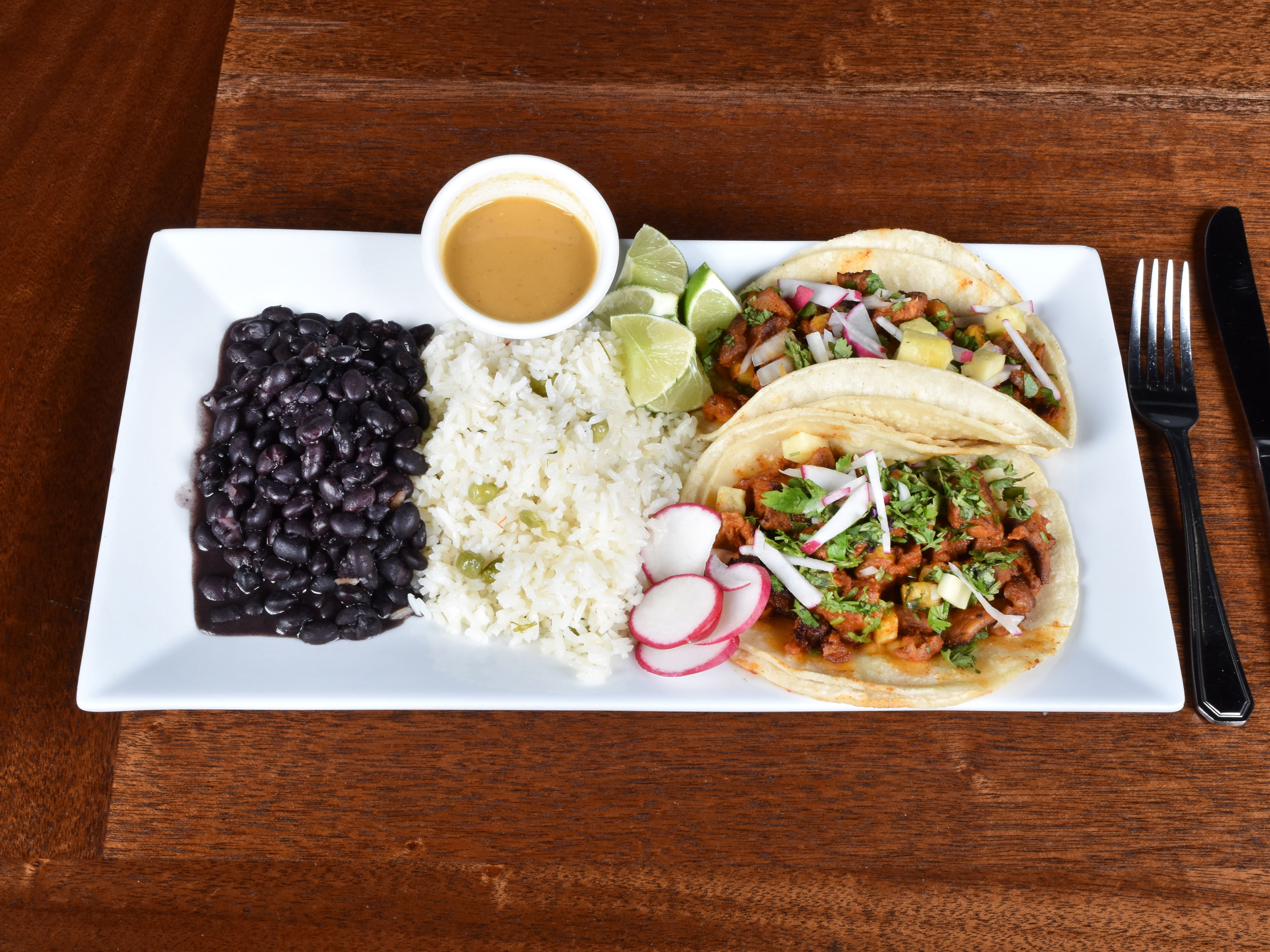 Order Baja Tacos food online from Sundance Kitchen & Cantina store, White Plains on bringmethat.com