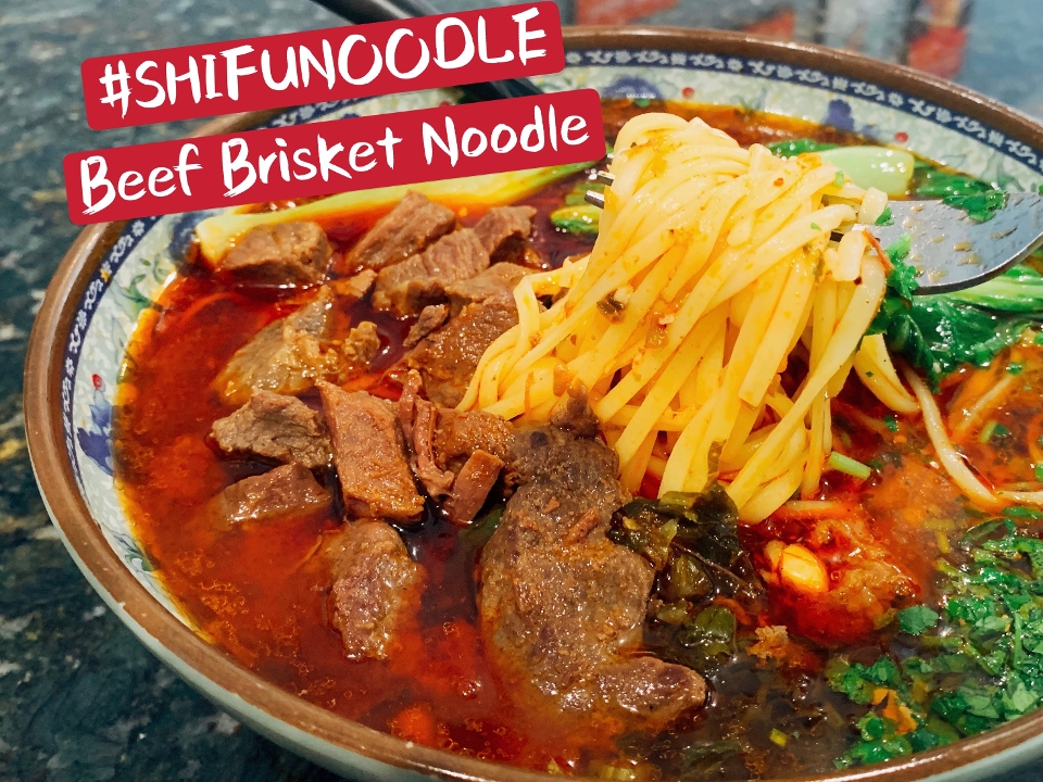 Order Beef Brisket Noodles 红烧牛肉面 food online from Shifu Noodle store, San Antonio on bringmethat.com