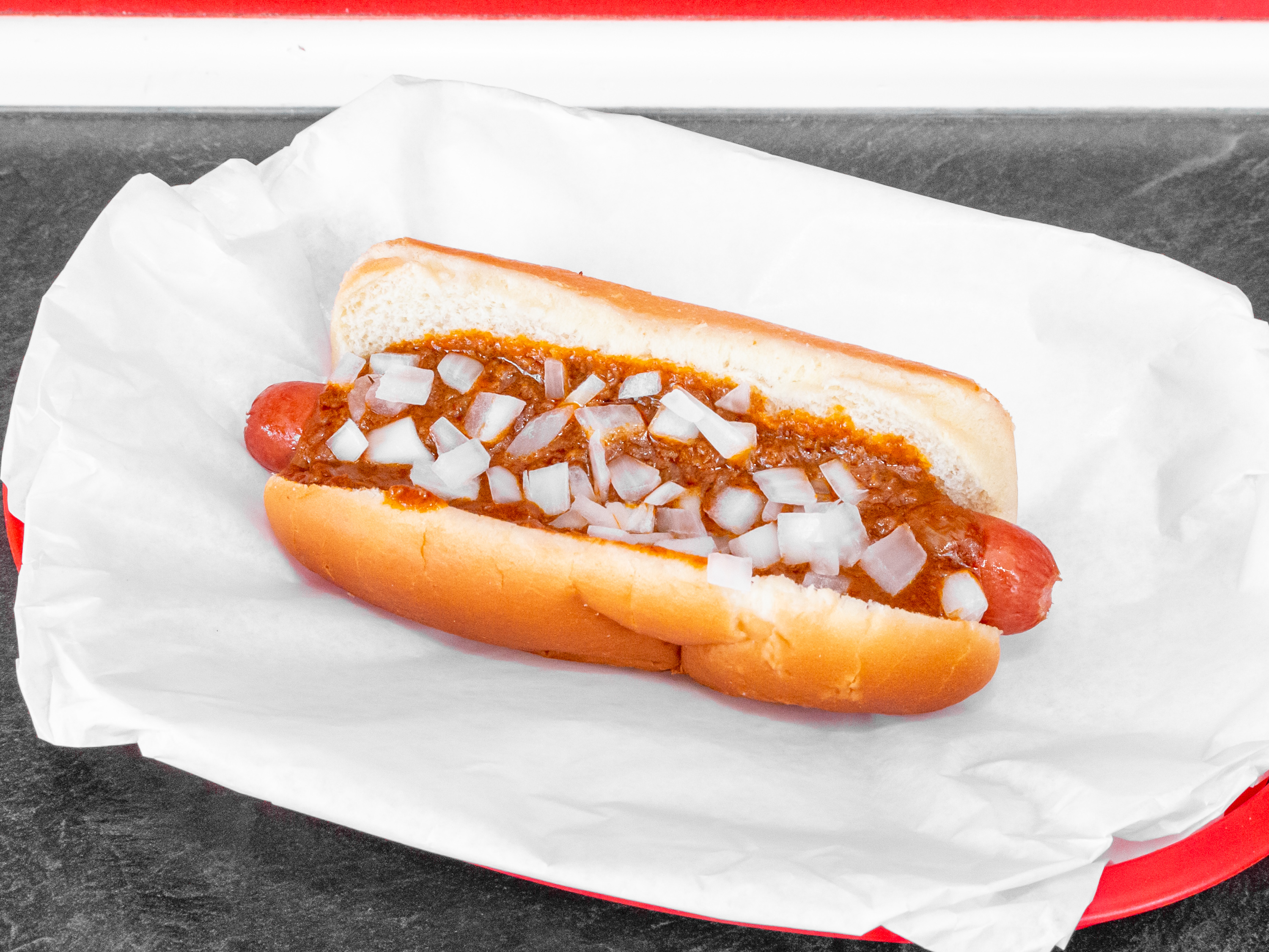 Order Chili Dog food online from Salerno Red Hots store, Yorkville on bringmethat.com