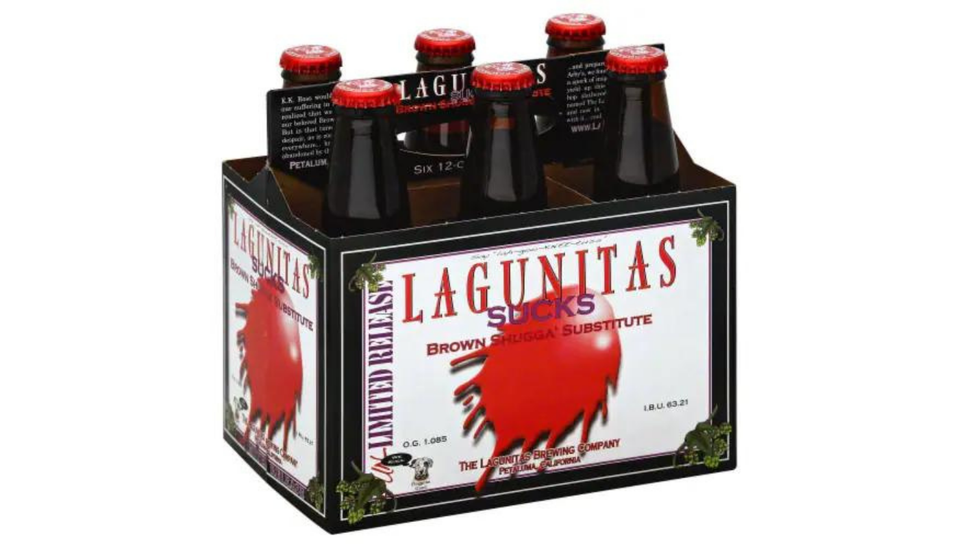 Order Lagunitas Limited Release Lagunitas Sucks 6 Pack 12 oz Bottles 8% ABV food online from Orcutt Liquor & Deli store, Orcutt on bringmethat.com