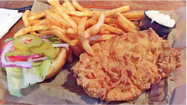 Order Pork Tenderloin Sandwich food online from Roni's Pub and Kitchen store, Overland on bringmethat.com