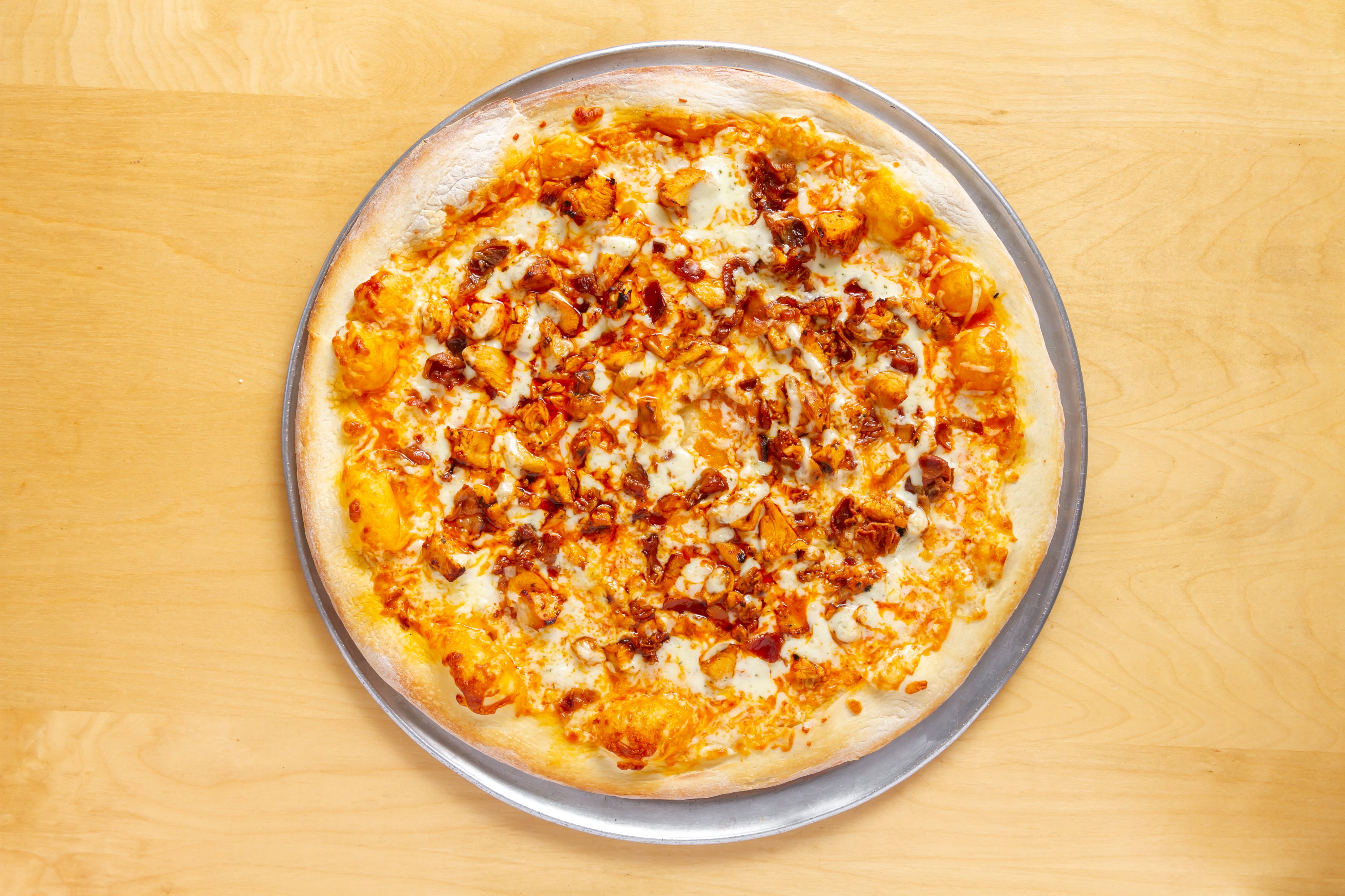 Order Buffalo Chicken Pizza - 16" food online from My Three Sons store, Edgewood on bringmethat.com