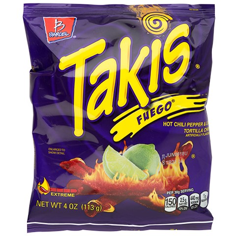 Order Takis Fuego Corn Tortilla Minis 4oz food online from 7-Eleven store, West Columbia on bringmethat.com