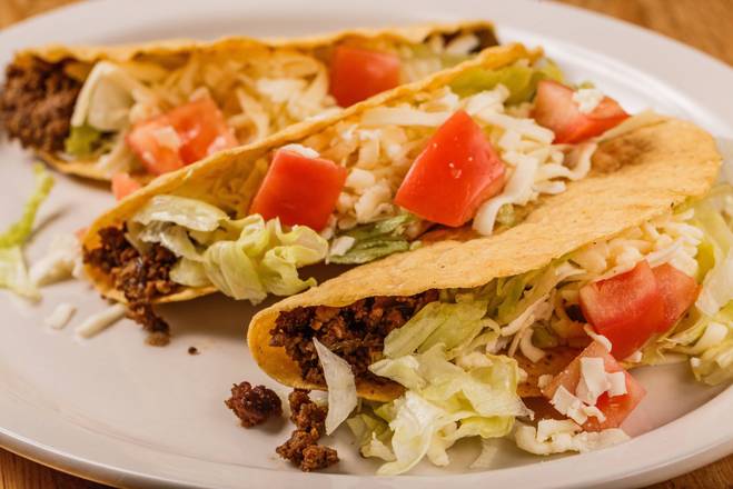Order 13.  Taco food online from Los Tres Amigos Mexican Restaurant store, Slidell on bringmethat.com