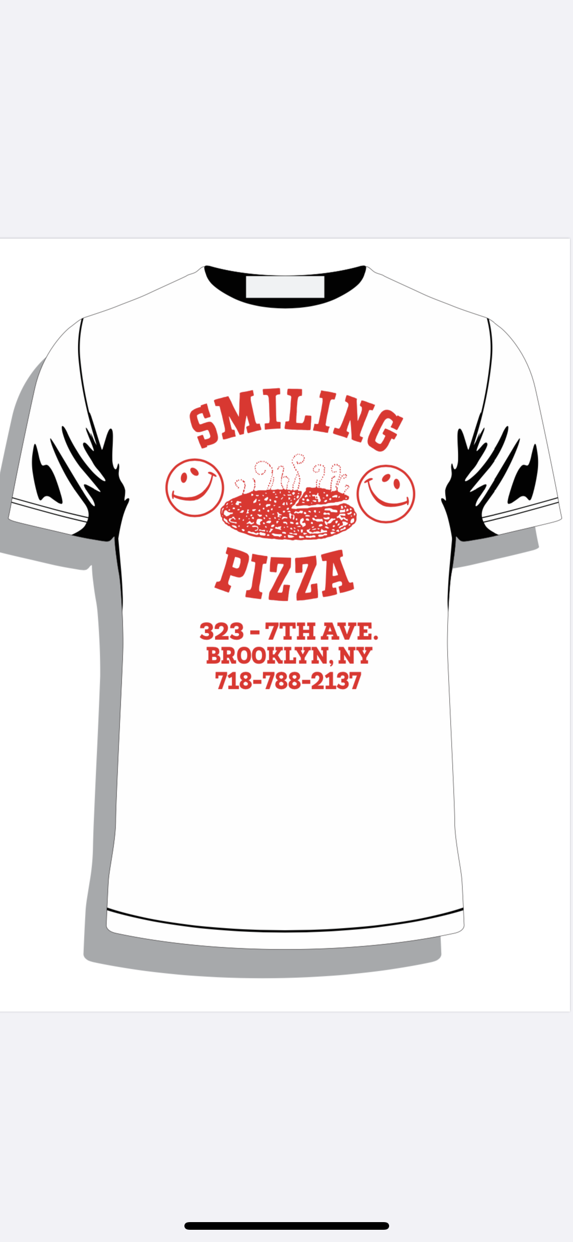 Order T-Shirt food online from Smiling pizza store, Brooklyn on bringmethat.com