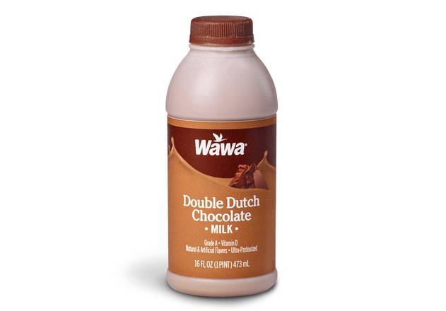 Order Wawa Double Dutch Chocolate Milk 16oz food online from Wawa 211 store, Philadelphia on bringmethat.com