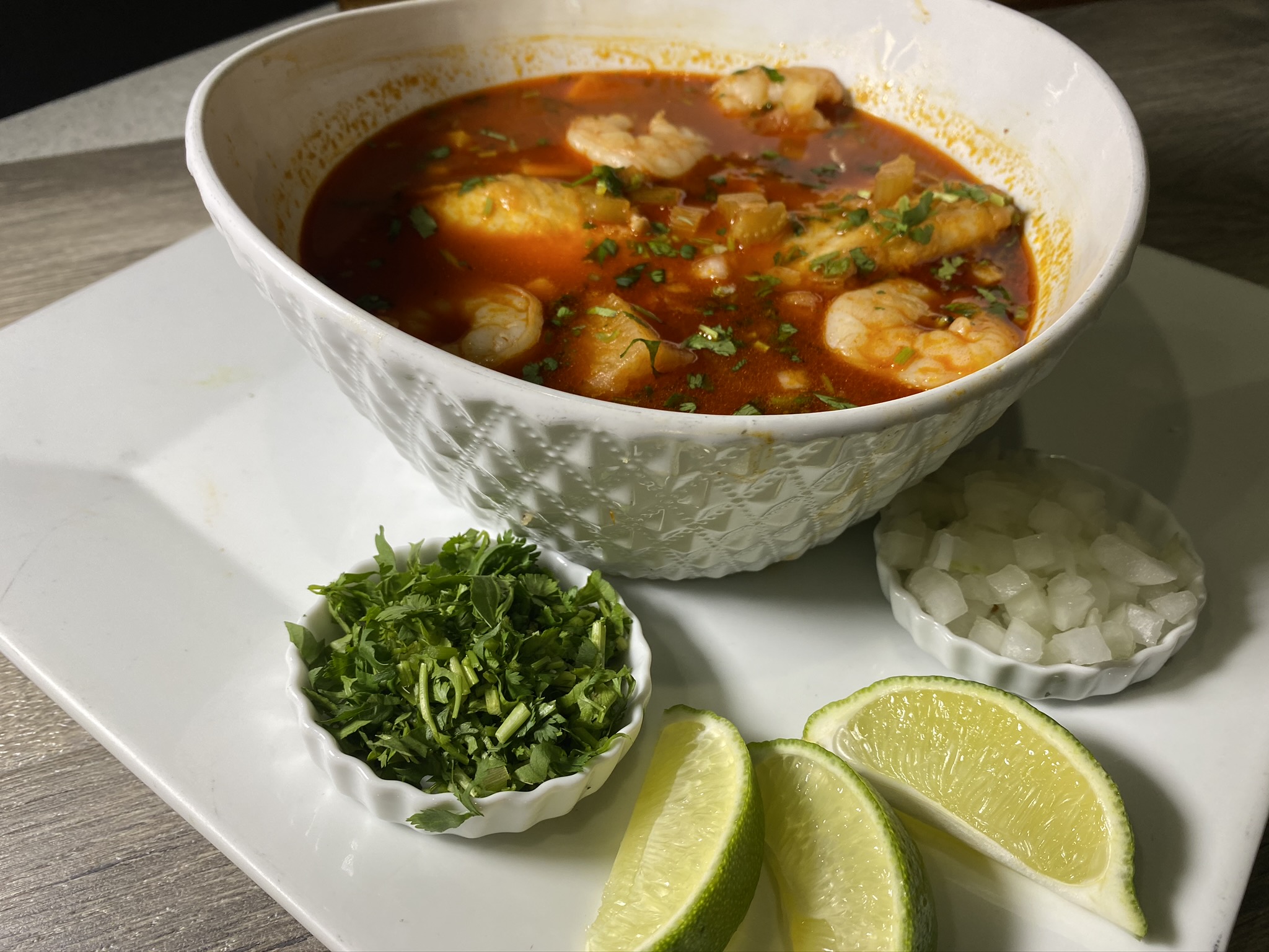 Order Fish Soup food online from Brothers Mexican Grill store, La Grange on bringmethat.com