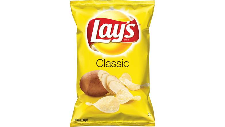 Order Lay'S Classic Potato Chips food online from Trumbull Mobil store, Trumbull on bringmethat.com