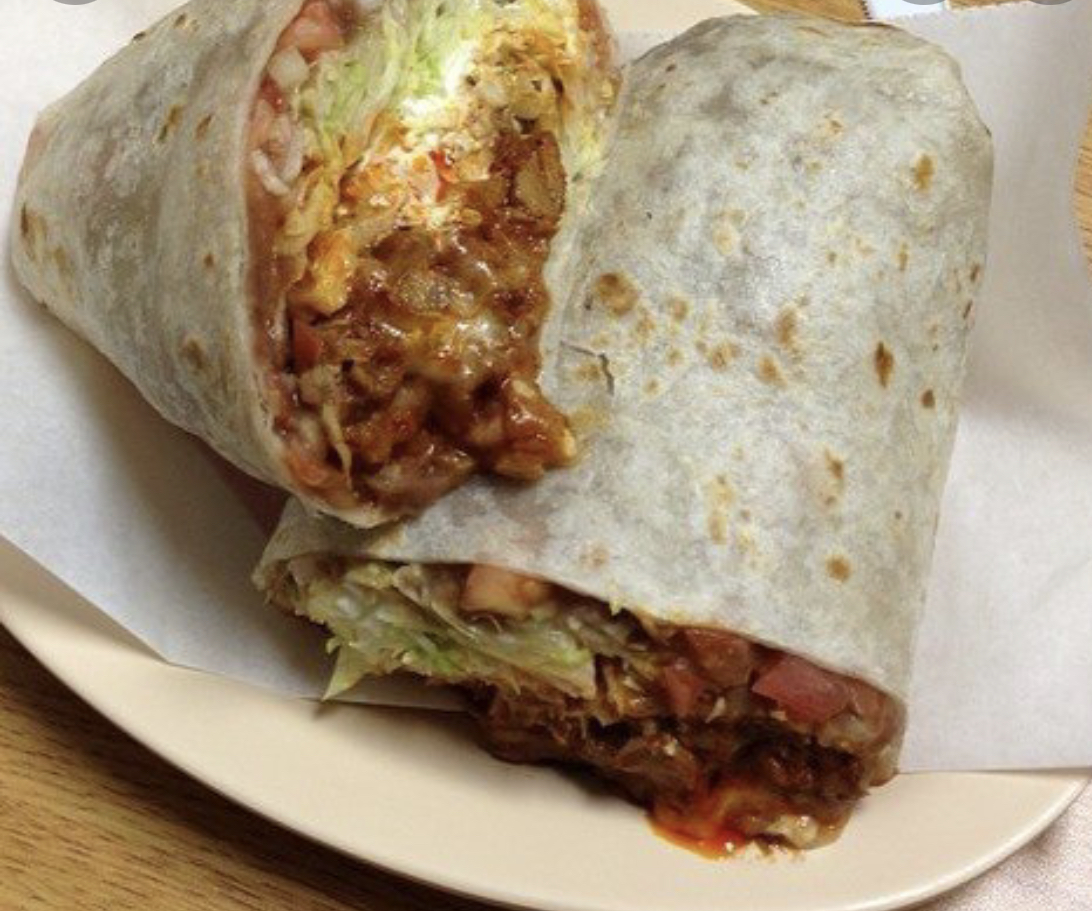 Order Chorizo Burrito food online from La Catrachita Food Truck store, Philadelphia on bringmethat.com