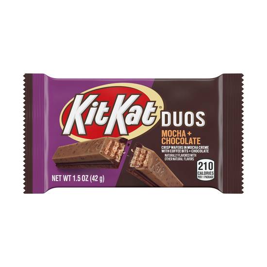 Order Kit Kat Duos Mocha + Chocolate Wafer Candy Bar, 1.5 OZ food online from Cvs store, WEST COVINA on bringmethat.com