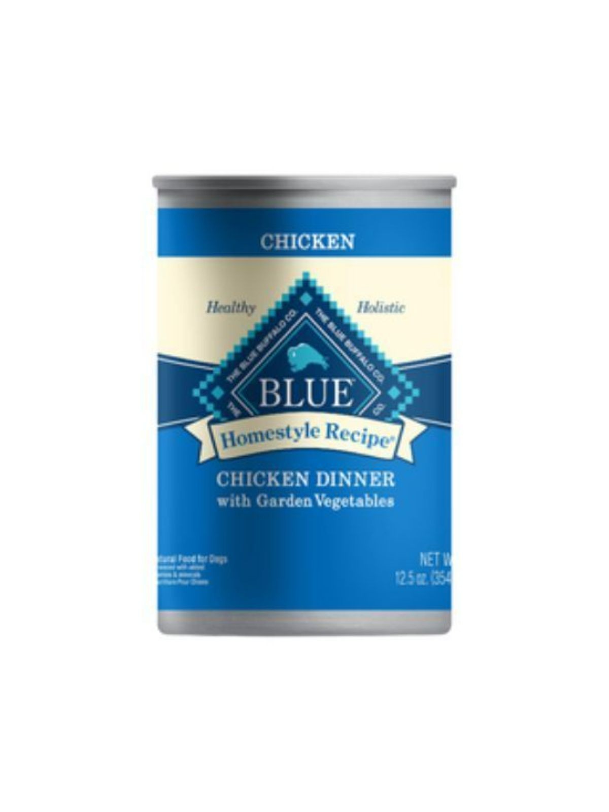 Order Blue Buffalo Homestyle Recipe Natural Adult Chicken Wet Dog Food (12.5 oz) food online from Stock-Up Mart store, Marietta on bringmethat.com