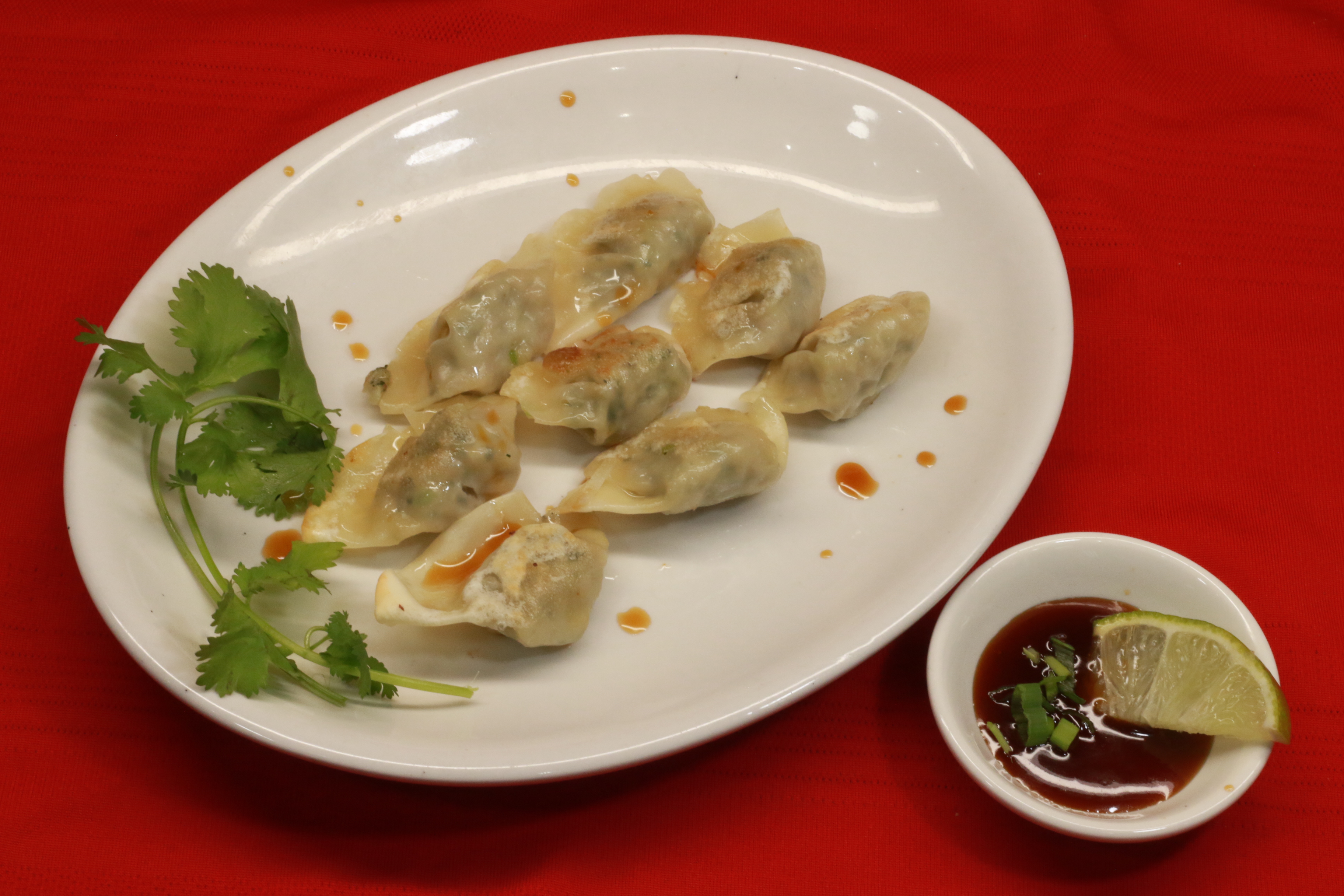 Order A3. Potstickers (6) food online from Pho Khang store, Englewood on bringmethat.com