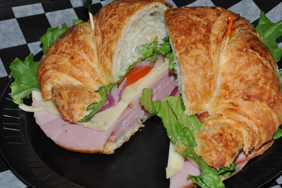 Order Ham & Swiss Sandwich food online from Merritt's Bakery  store, Tulsa on bringmethat.com
