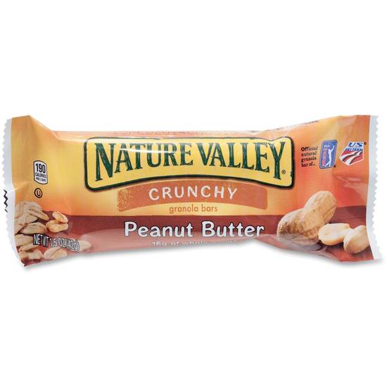 Order NATURE VALLEY Nature Valley Peanut Butter Granola Bars - Peanut Butter, Crunch food online from Exxon Food Mart store, Port Huron on bringmethat.com