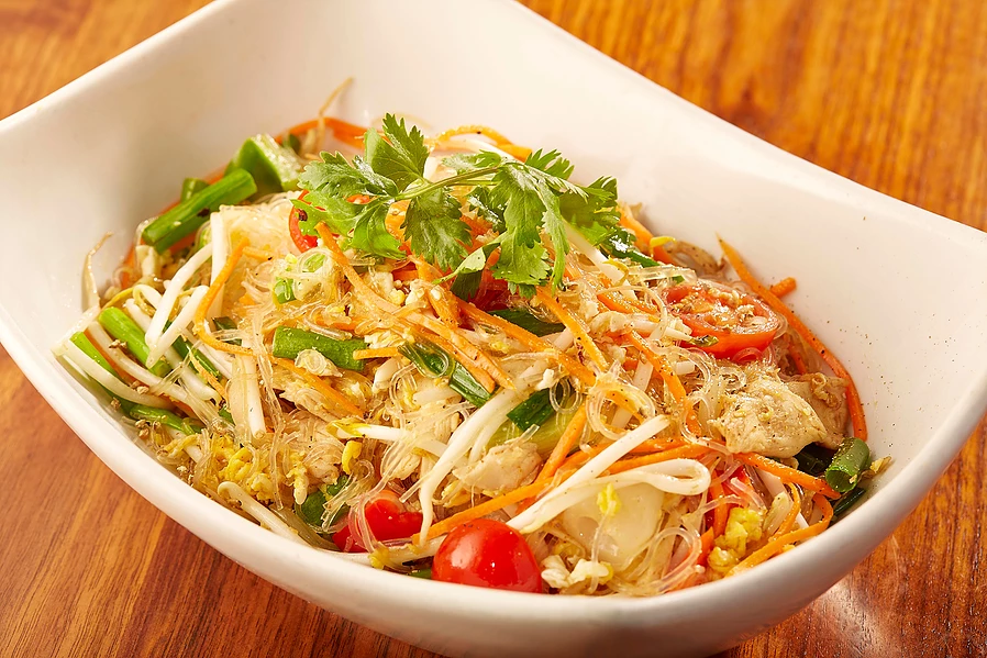 Order Stir Fried Glass Noodles food online from Malai Kitchen store, Southlake on bringmethat.com