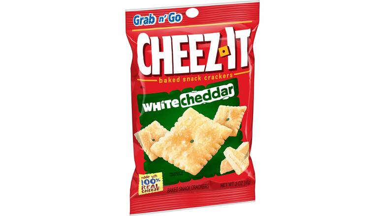 Order Cheez It White Cheddar Baked Snack Crackers food online from Trumbull Mobil store, Trumbull on bringmethat.com
