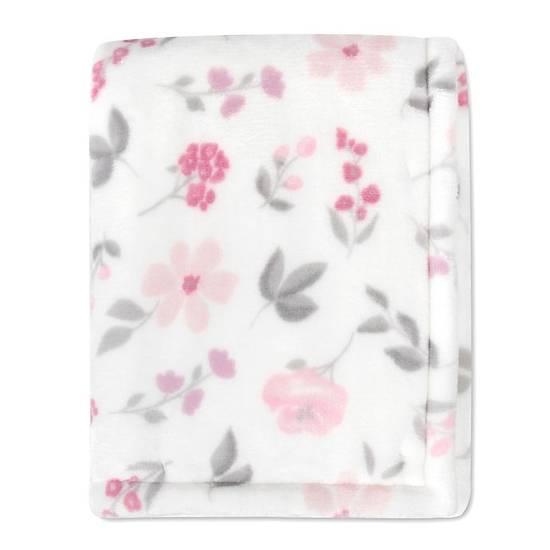 Order Wendy Bellissimo™ Mix & Match Wildflower Plush Blanket in Creme food online from Bed Bath & Beyond store, Lancaster on bringmethat.com