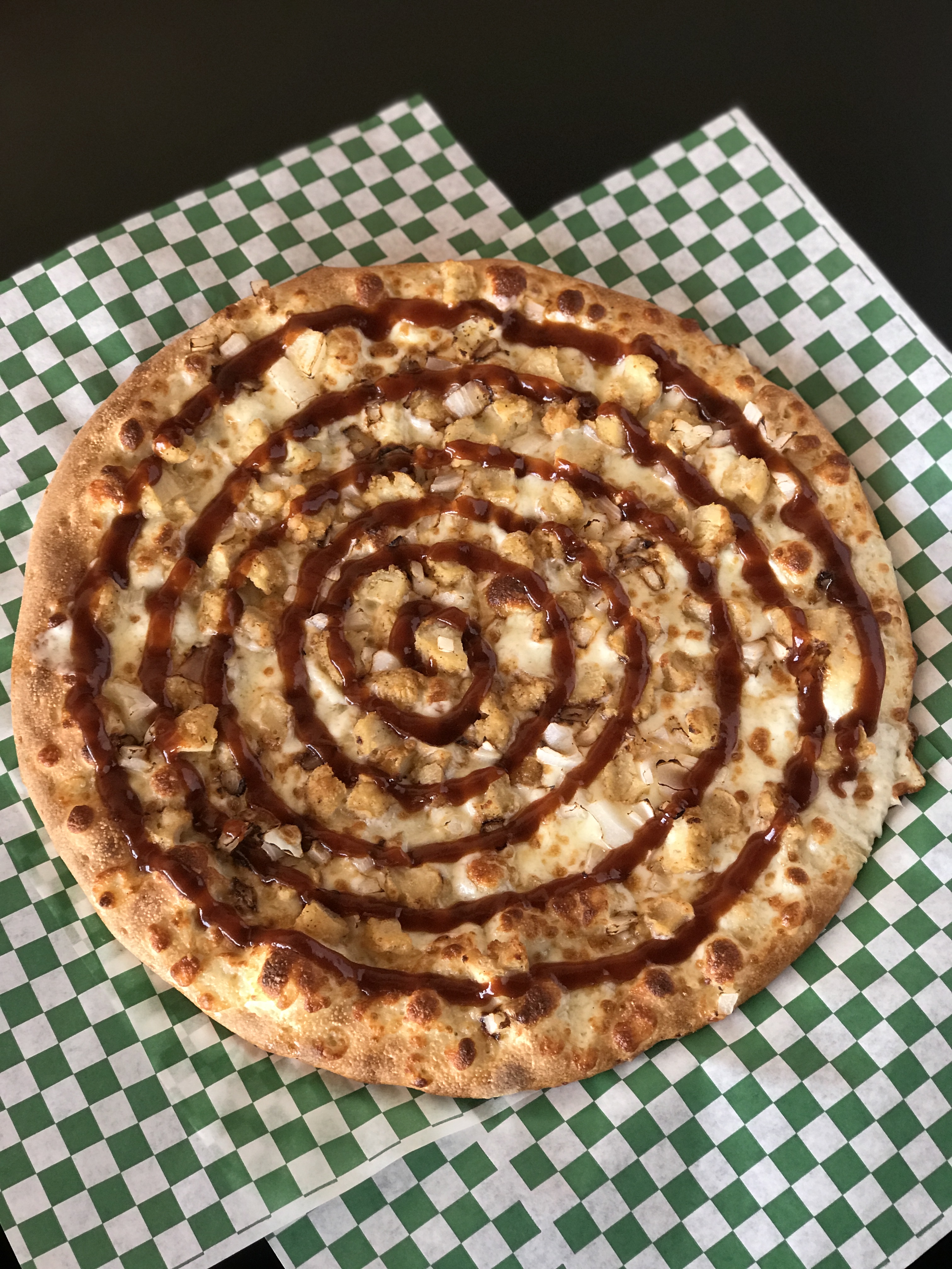 Order BBQ Chicken Pizza food online from Geno's Giant Slice store, Gilbert on bringmethat.com