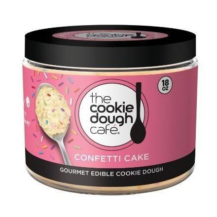 Order The Cookie Dough Cafe Confetti Cake Edible Cookie Dough Jar (18 oz) food online from Dolcezza Gelato store, Arlington on bringmethat.com
