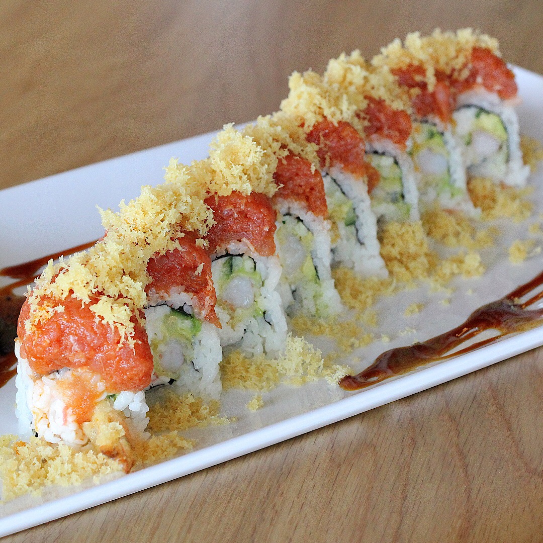 Order Hot Night Roll food online from Rollstop Sushi store, San Pedro on bringmethat.com