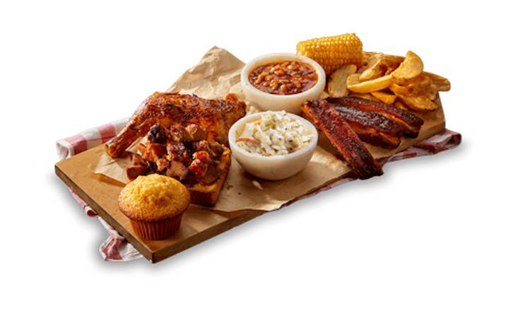 Order Feast for One food online from Famous Daves store, Gilroy on bringmethat.com