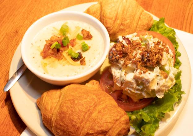 Order Chicken Salad, Croissants and Soup food online from Rafferty Restaurant & Bar store, Cordova on bringmethat.com