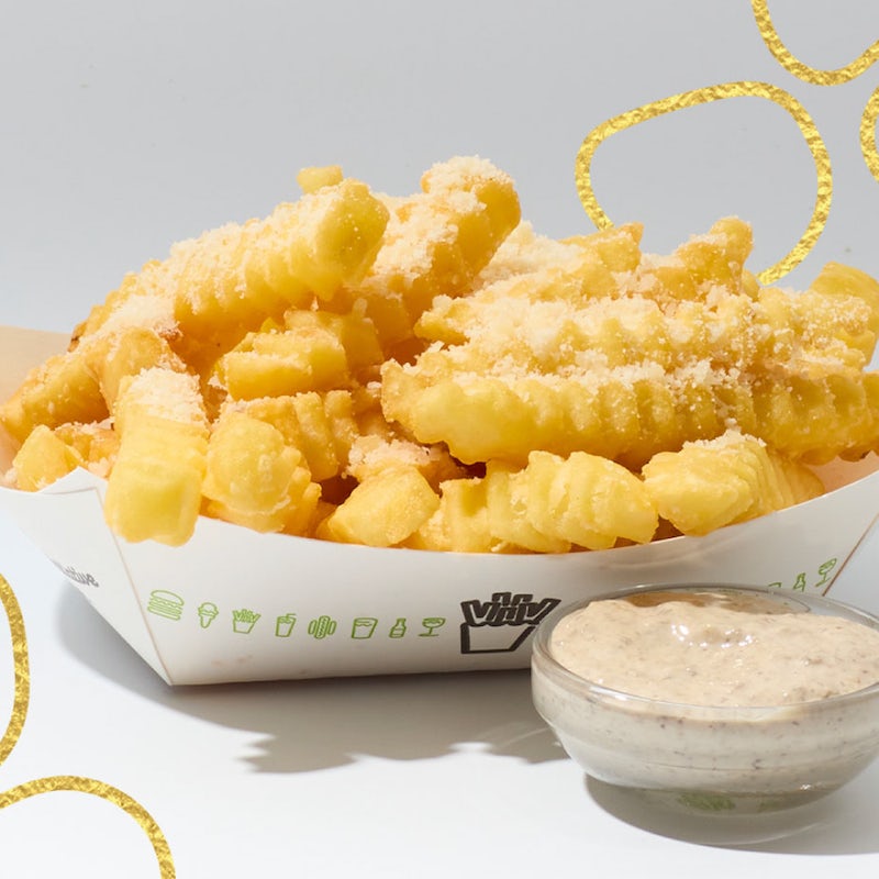 Order Parmesan Fries with White Truffle Sauce food online from Shake Shack store, Cary on bringmethat.com