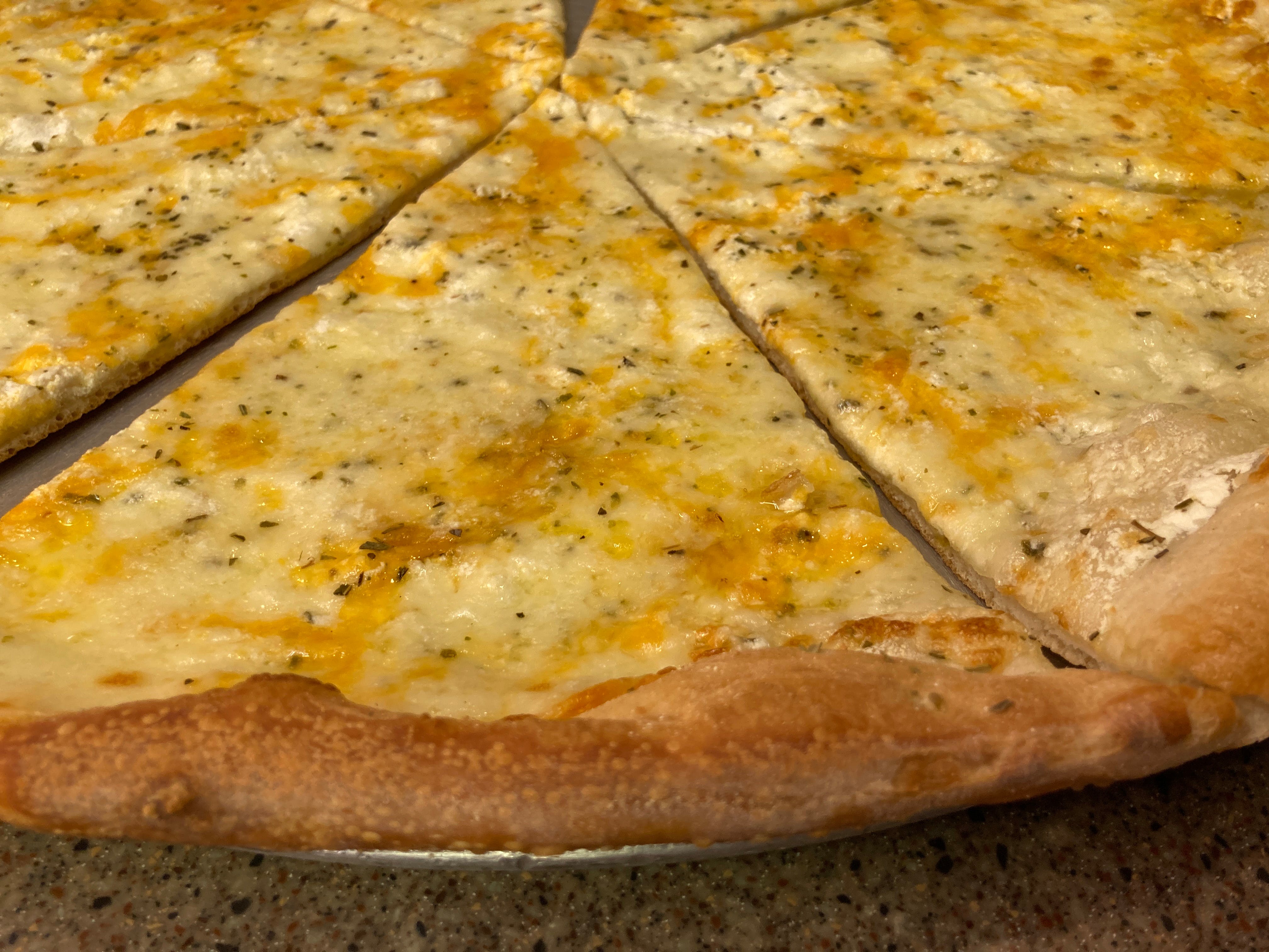 Order Four Cheese Pizza - Large 16'' food online from Gerlanda Pizza store, Piscataway on bringmethat.com