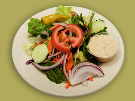 Order Garden Salad  food online from Troy Greek Restaurant store, San Diego on bringmethat.com