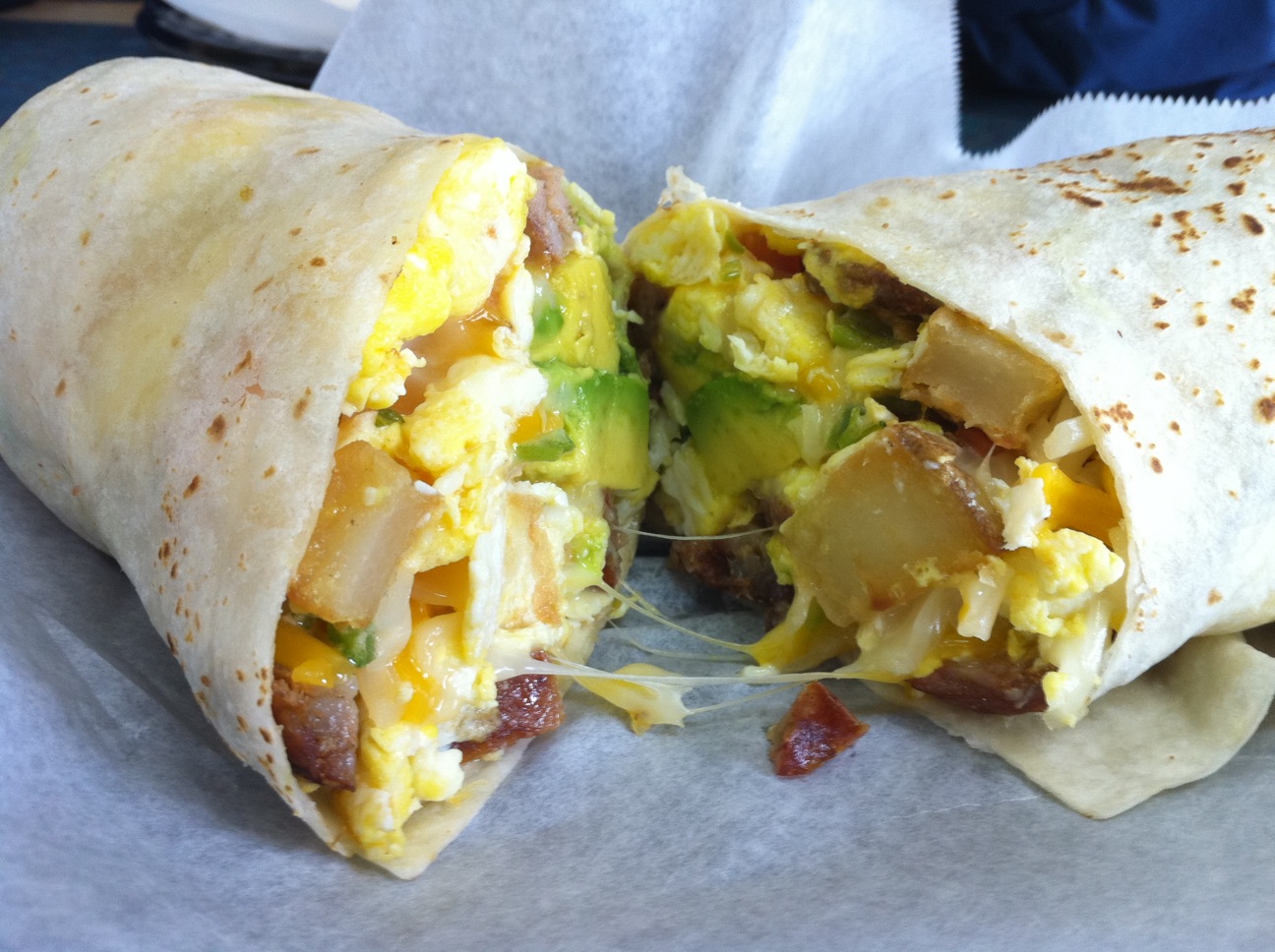 Order Cali Breakfast Wrap food online from Frank's Philly Cheesesteaks store, New York on bringmethat.com