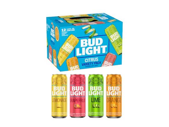 Order Bud Light Peels Variety Pack - 12x 12oz Cans food online from Shar Armanetti Fine Wine & Spirits store, Carpentersville on bringmethat.com