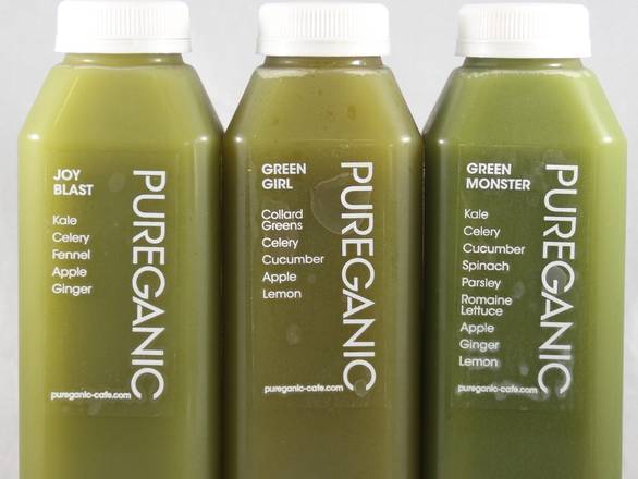 Order Juice - 16oz Fresh Organic Cold Pressed food online from The Pureganic Cafe store, Rye on bringmethat.com