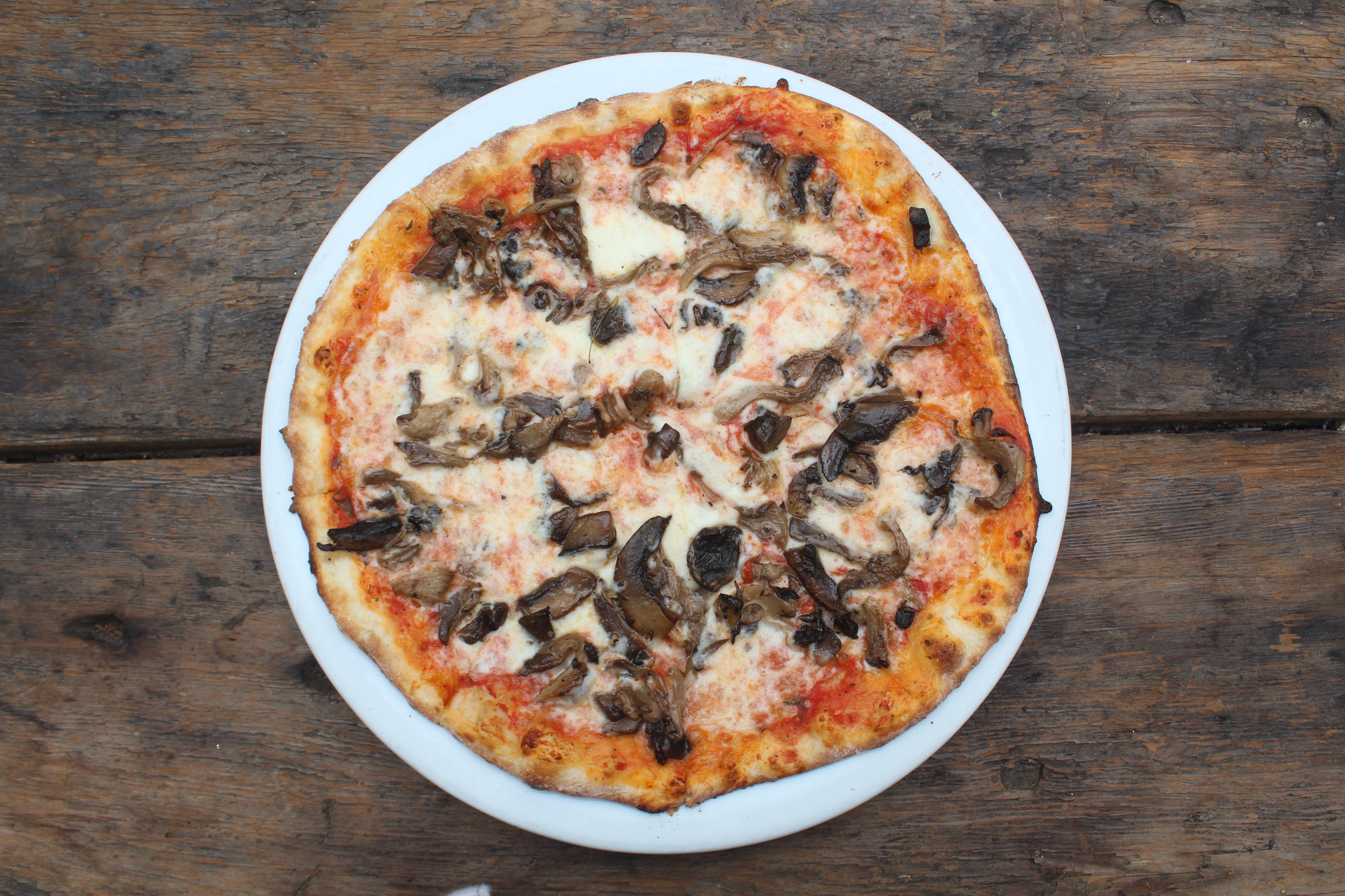 Order Sausage and Mushroom Pizza food online from Popupitalia store, Beverly Hills on bringmethat.com