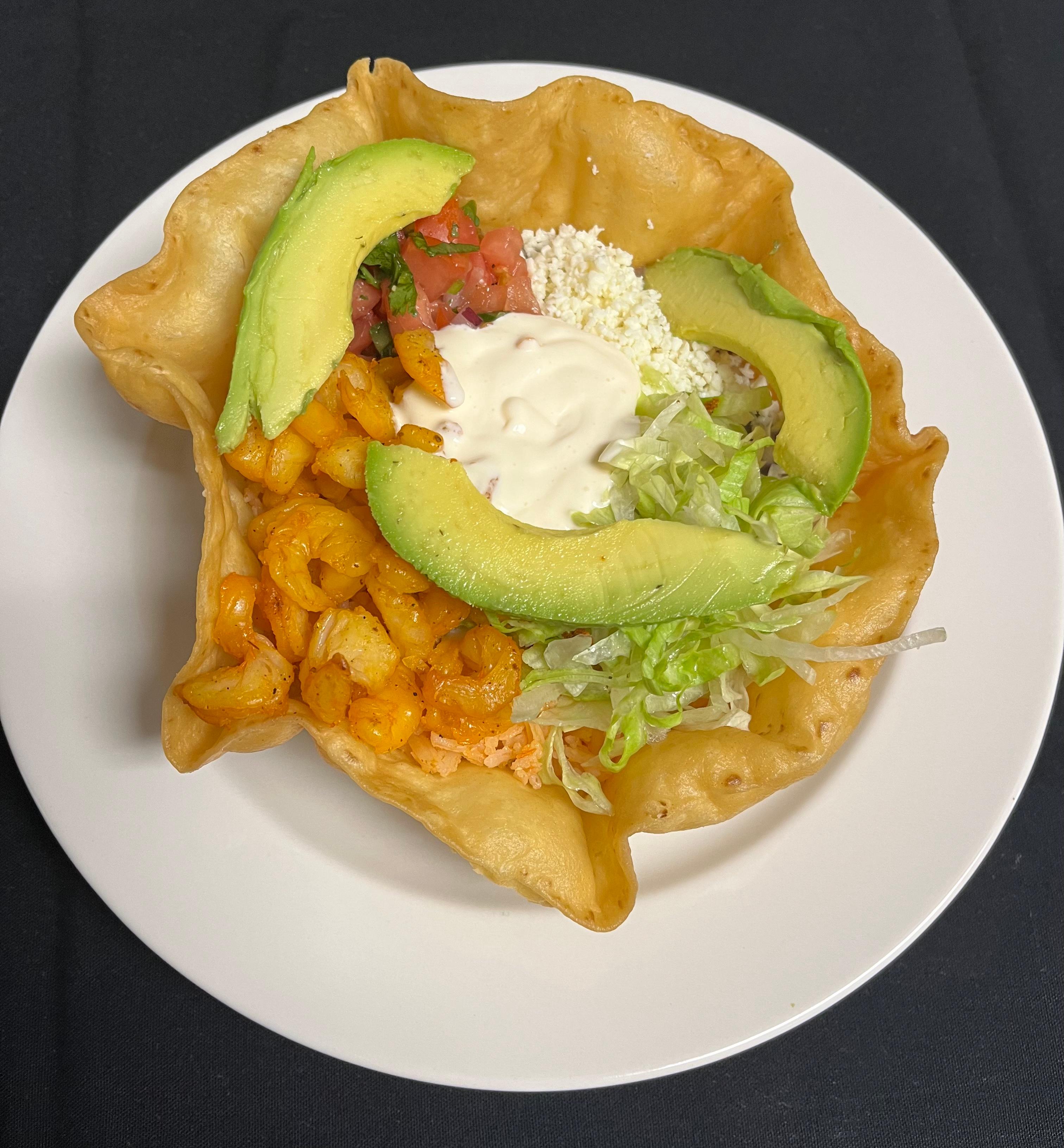 Order Taco Salad Bowl food online from Canela store, Cherry Hill on bringmethat.com