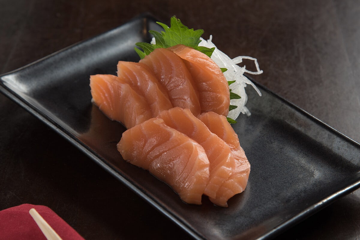 Order SALMON “SAKE”* food online from Ra Sushi store, Broomfield on bringmethat.com