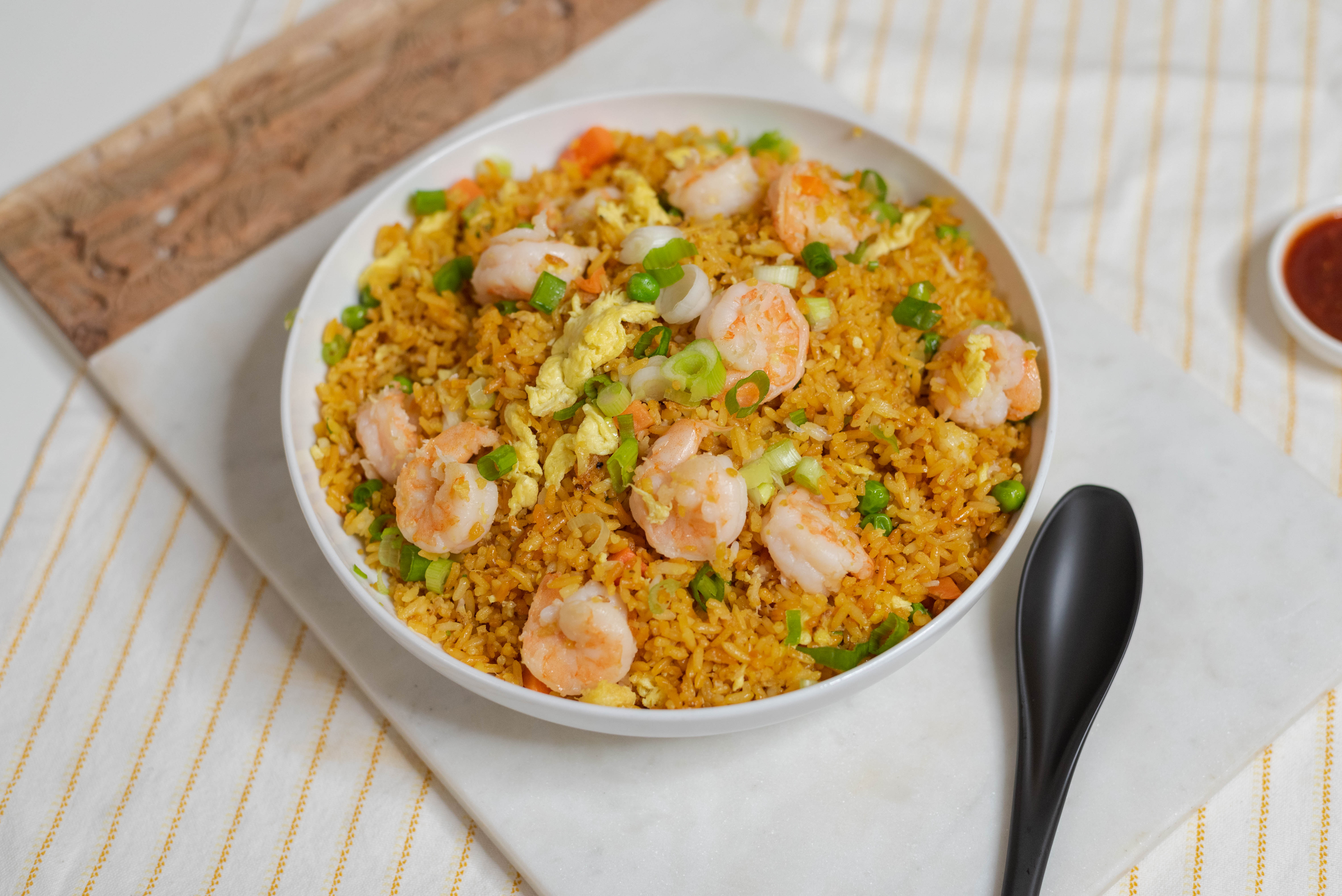 Order Shrimp Fried Rice food online from Louie Chinese Cuisine store, Los Angeles on bringmethat.com