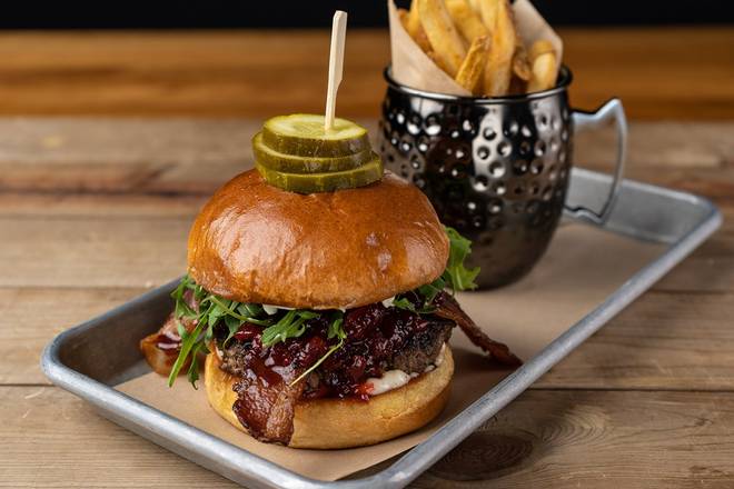 Order That's My Jam Burger food online from Bar Louie store, Granger on bringmethat.com