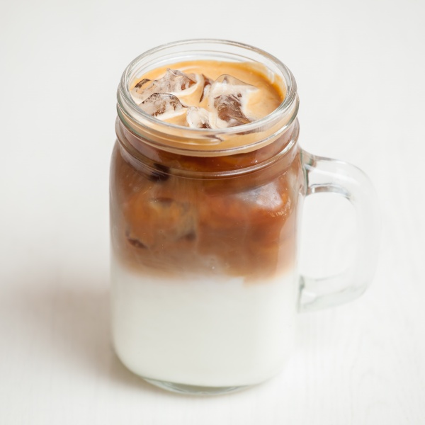 Order Iced Cafe Latte food online from Amandine Patisserie Cafe store, Los Angeles on bringmethat.com