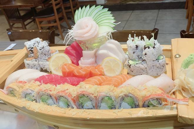 Order Love Boat for Two food online from Kumo Hibachi Sushi store, Cartersville on bringmethat.com