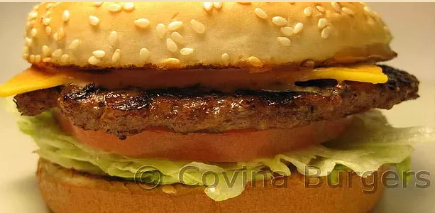 Order Charbroiled Cheeseburger food online from Covina Burgers store, Covina on bringmethat.com