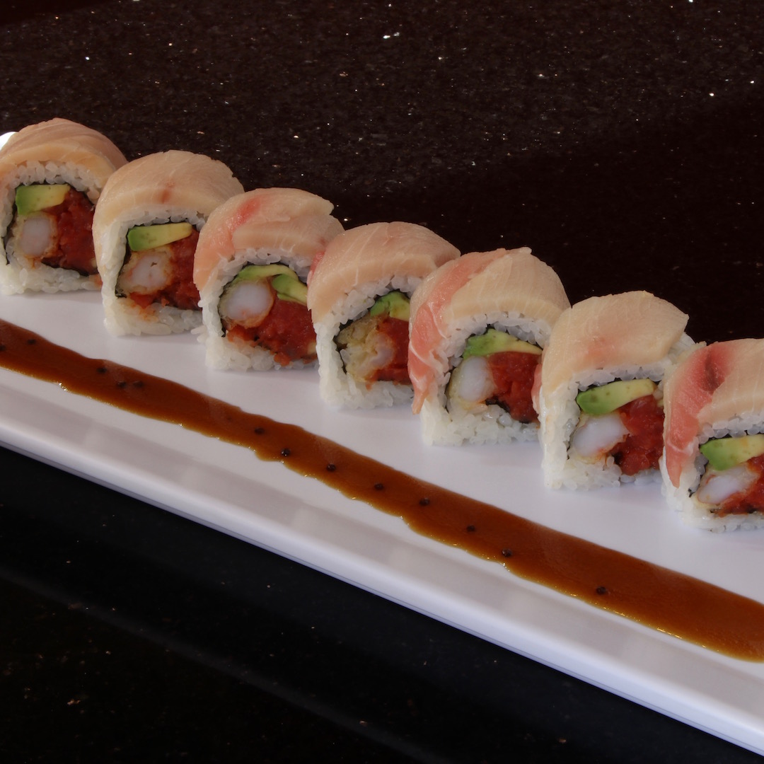 Order Spicy Yellowtail Roll food online from Kyotori store, Garden Grove on bringmethat.com